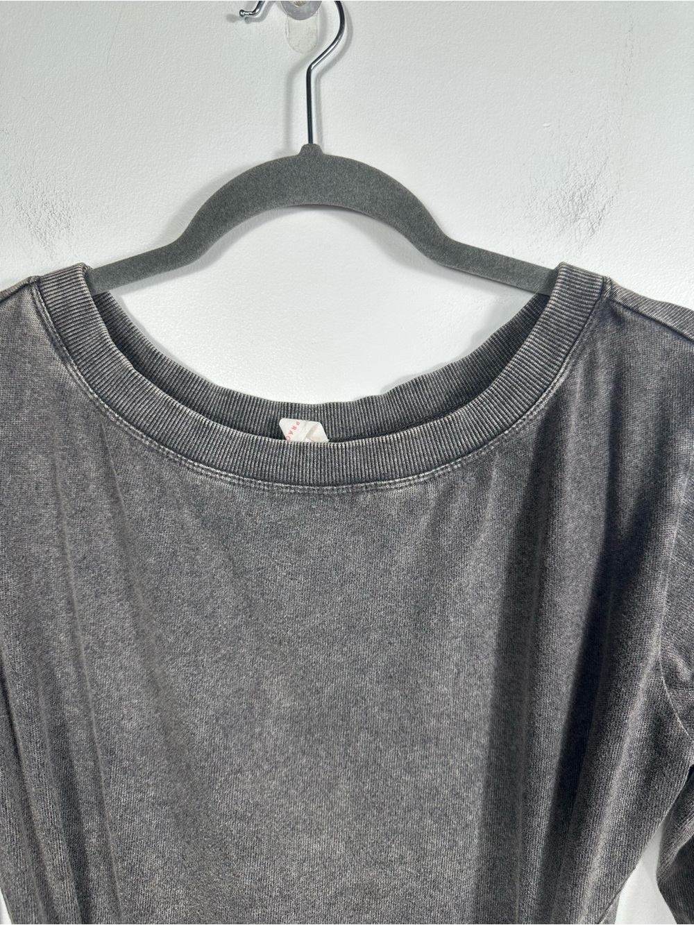 Daily Practice by Anthropologie Tie Front Lounge Mini Dress‎ Gray XS Petite - Picture 6 of 12
